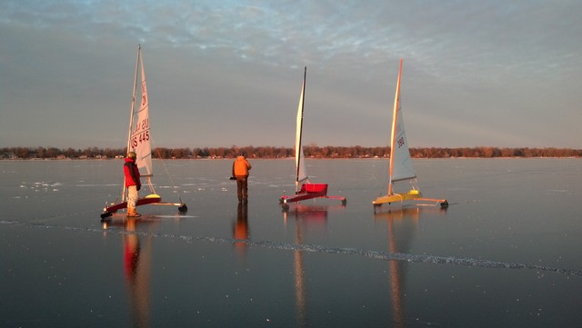 Nov 26 2012 - Sailing on Blanche Lake ( just a few mils from Christina)